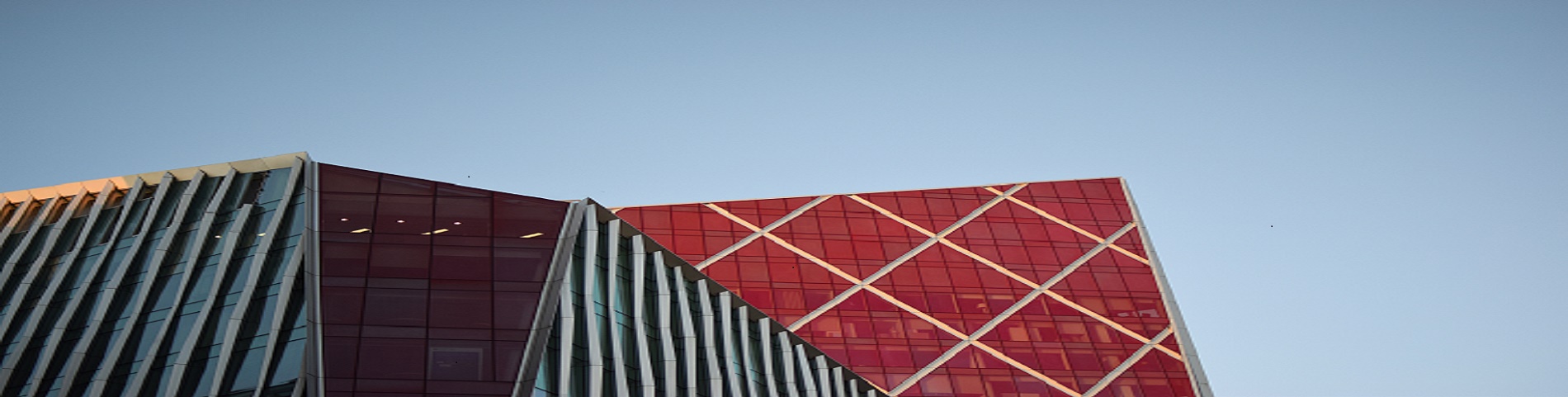 Red buildings