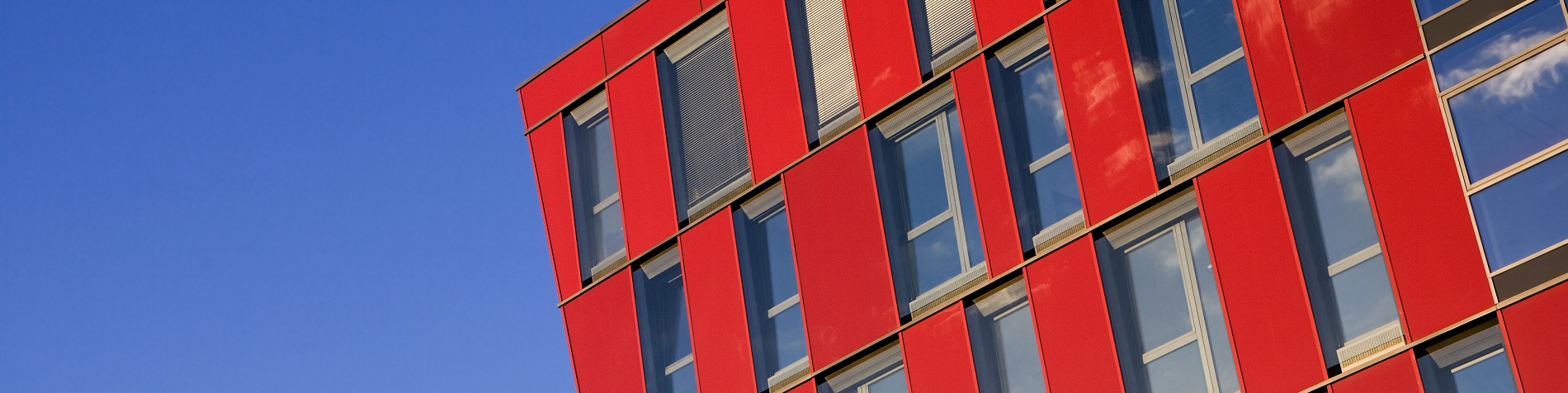 Red building