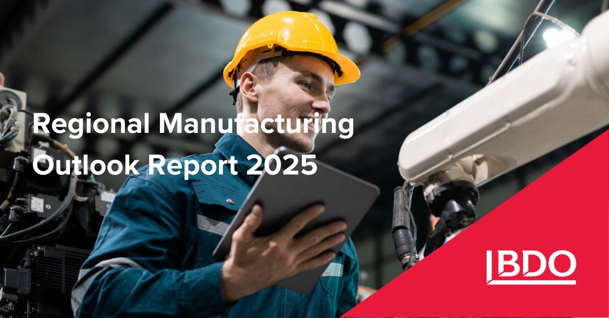 Regional Manufacturing Outlook Report 2025