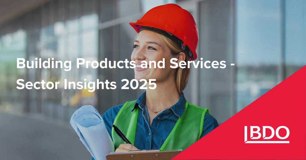 Building products and services