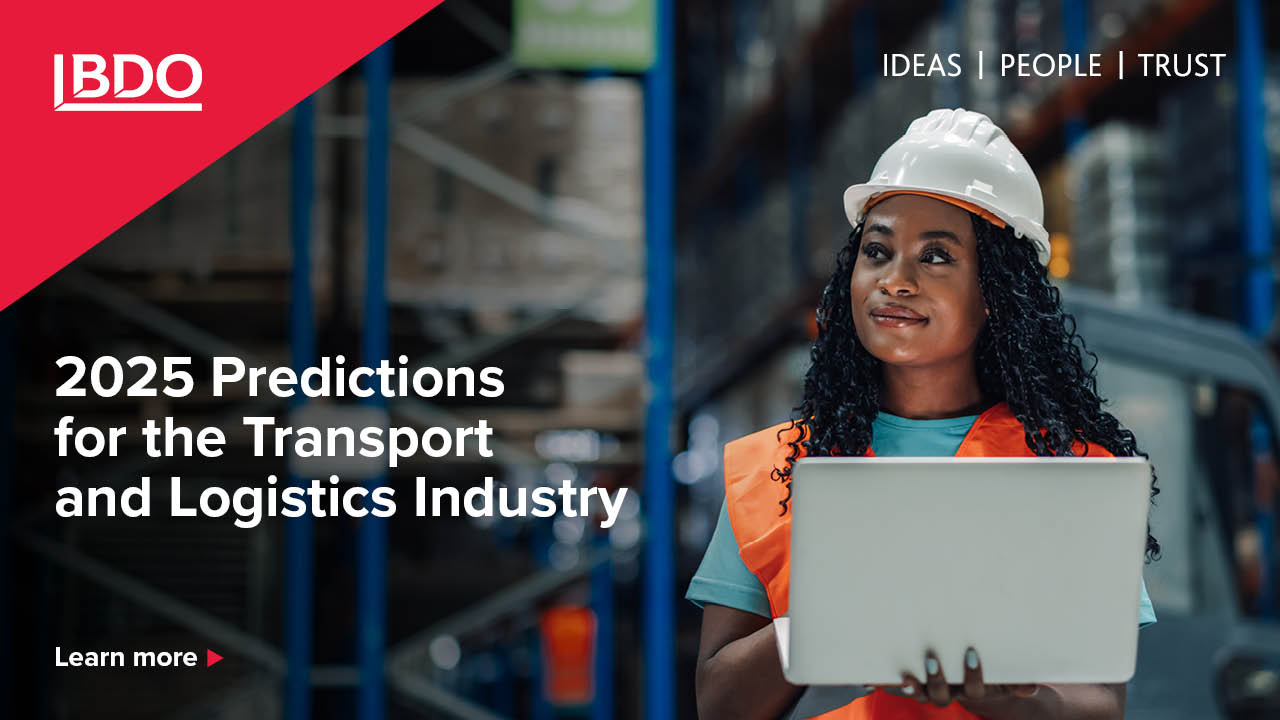 2025 Predictions for the Transport and Logistics Industry - BDO